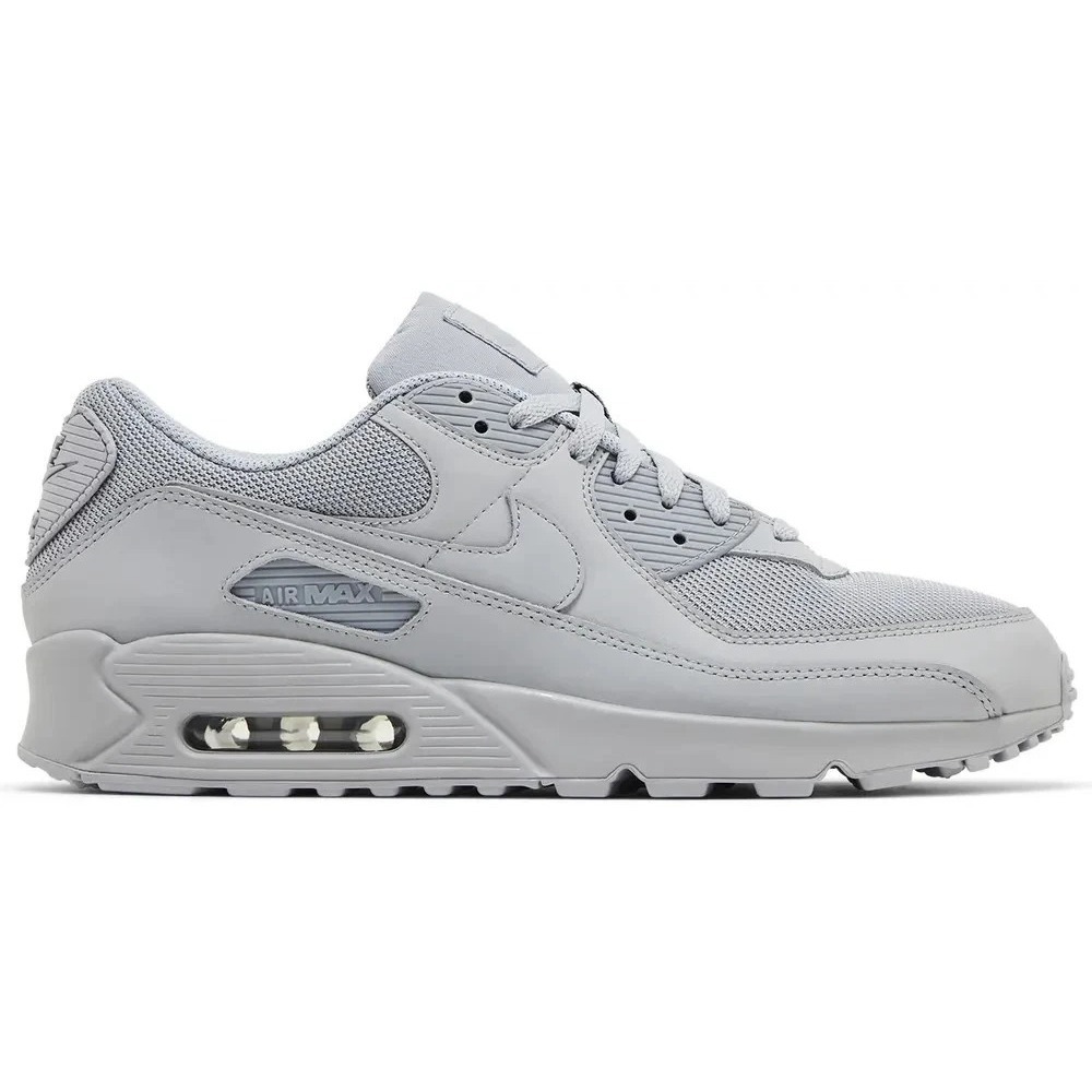 Men's Size 10- Nike Air Max 90 Triple Grey Shoes Sneakers CN8490-001 NEW